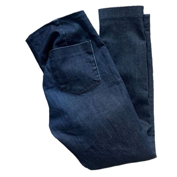 Womens J BRAND Side Zip Clean Dark Rinse Slim Leg Crop Capri Jeans - Sz 27 - Picture 4 of 4